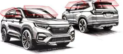 三重硝子工業が加工する自動車ガラス