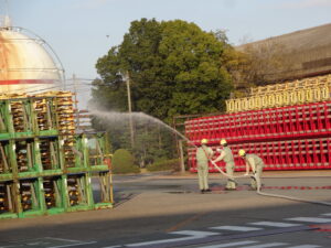 放水訓練に参加しました！～安全への取り組み～